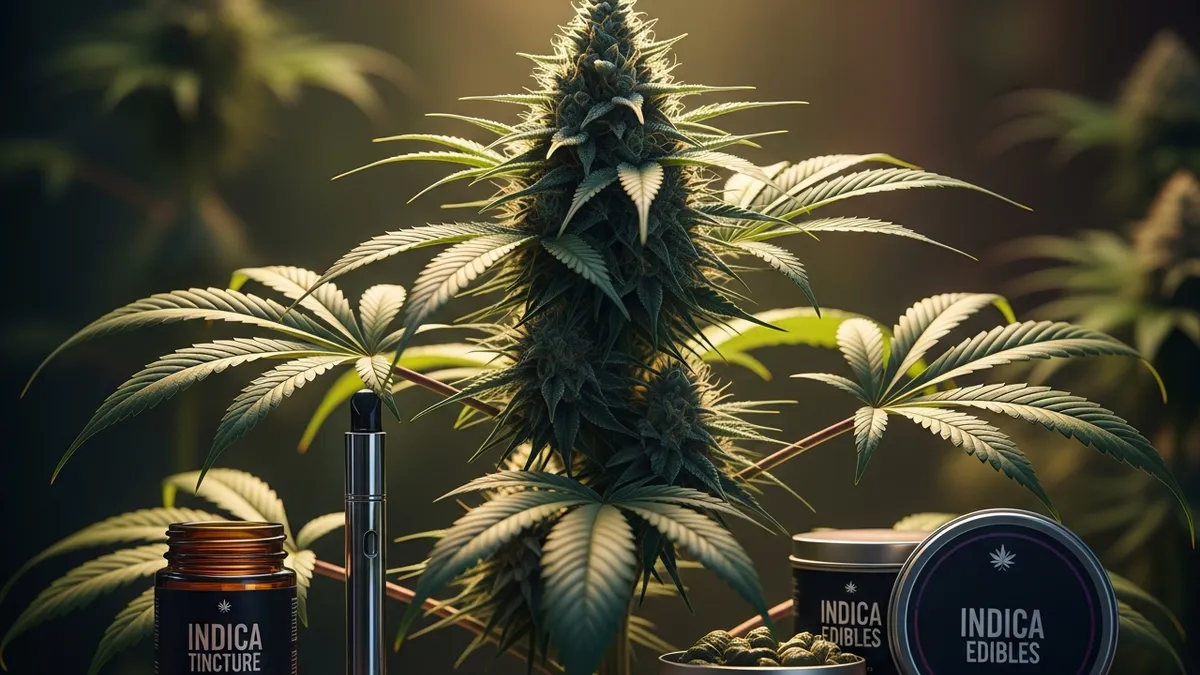 indica cannabis effects, medical benefits & best strains