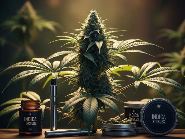 indica cannabis effects, medical benefits & best strains