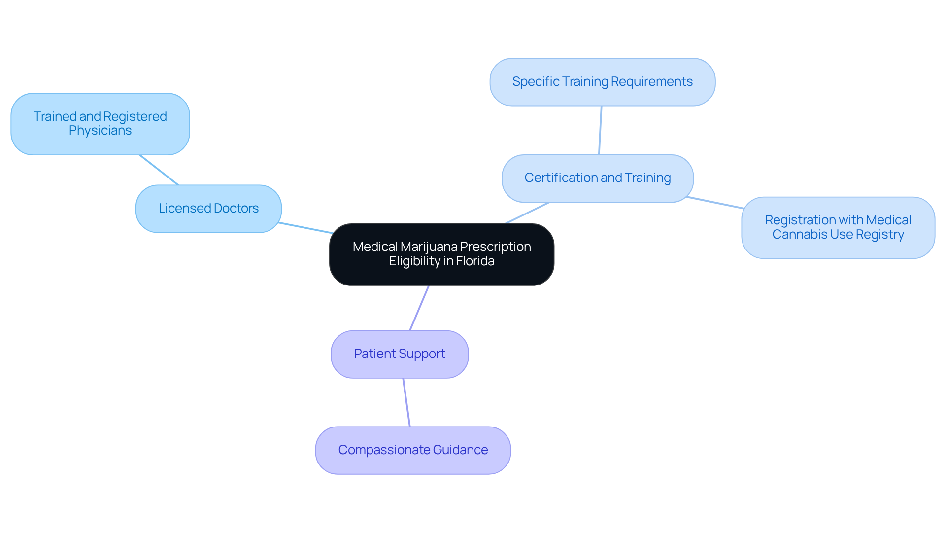The center represents the main topic, with branches showing related areas such as the qualifications of doctors, necessary training, and the importance of support for patients. The center represents the main topic, with branches showing related areas such as the qualifications of doctors, necessary training, and the importance of support for patients.