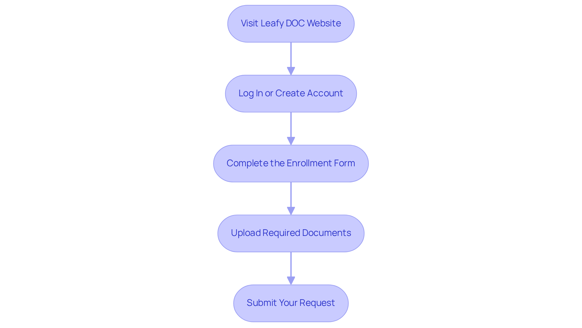Each box represents a step in the renewal process — follow the arrows to understand what you need to do next.