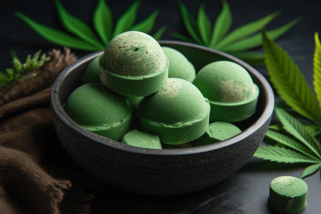 cannabis bath bombs